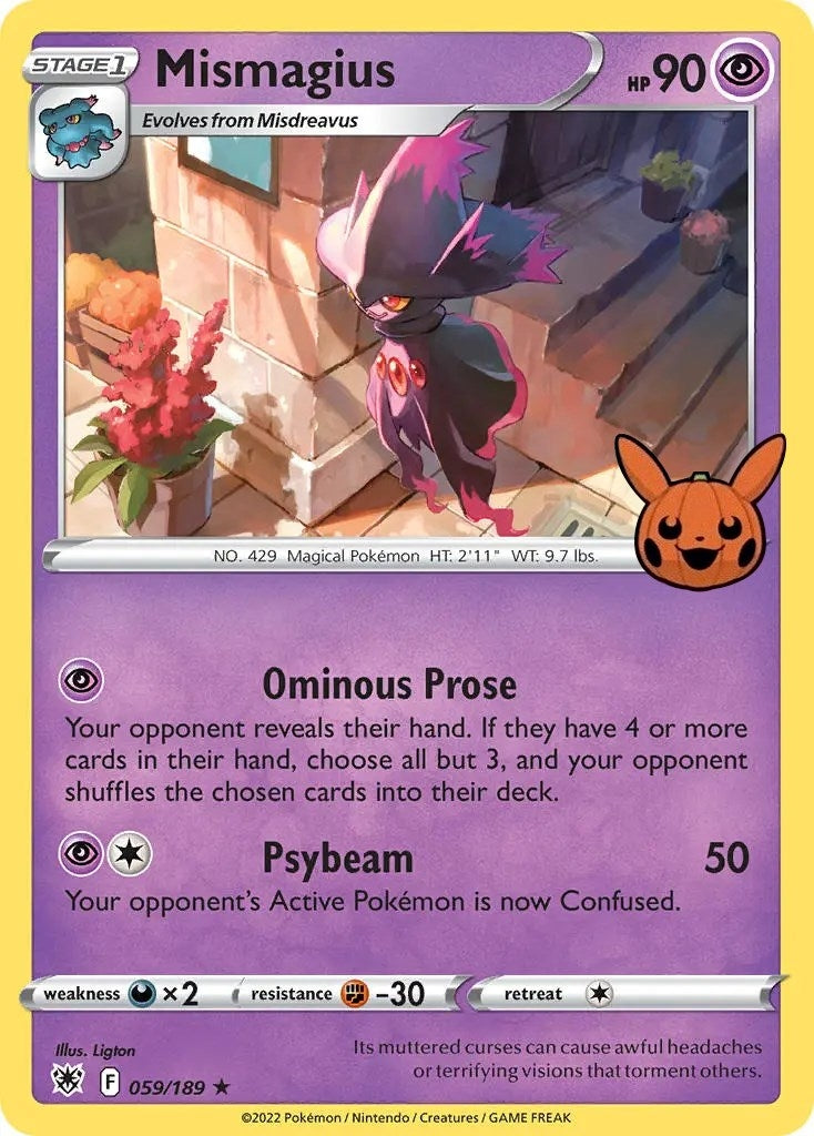Image for Mismagius (059/189) (TTBB) - Pokemon