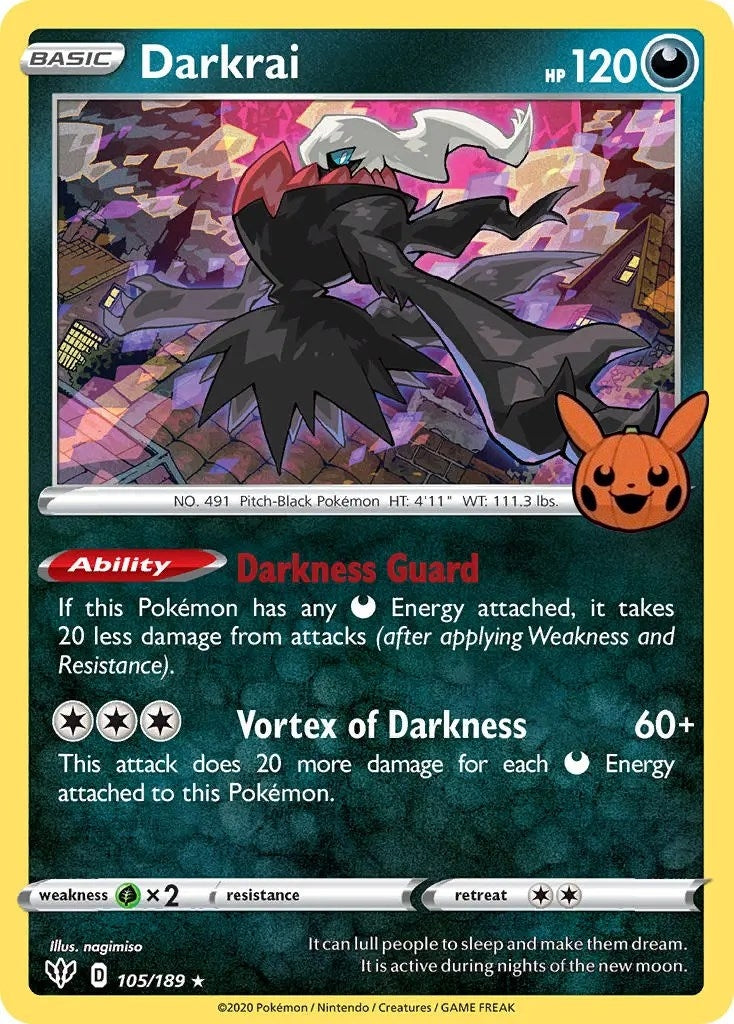Image for Darkrai (105/189) (TTBB) - Pokemon