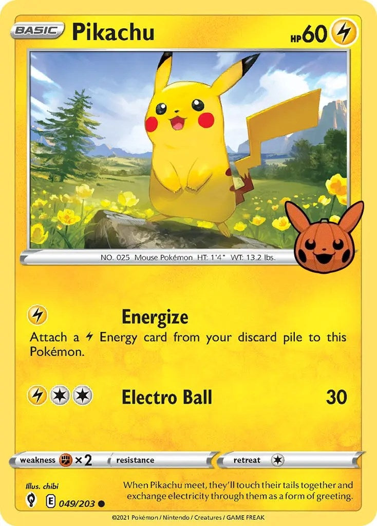 Image for Pikachu (049/203) (TTBB) - Pokemon