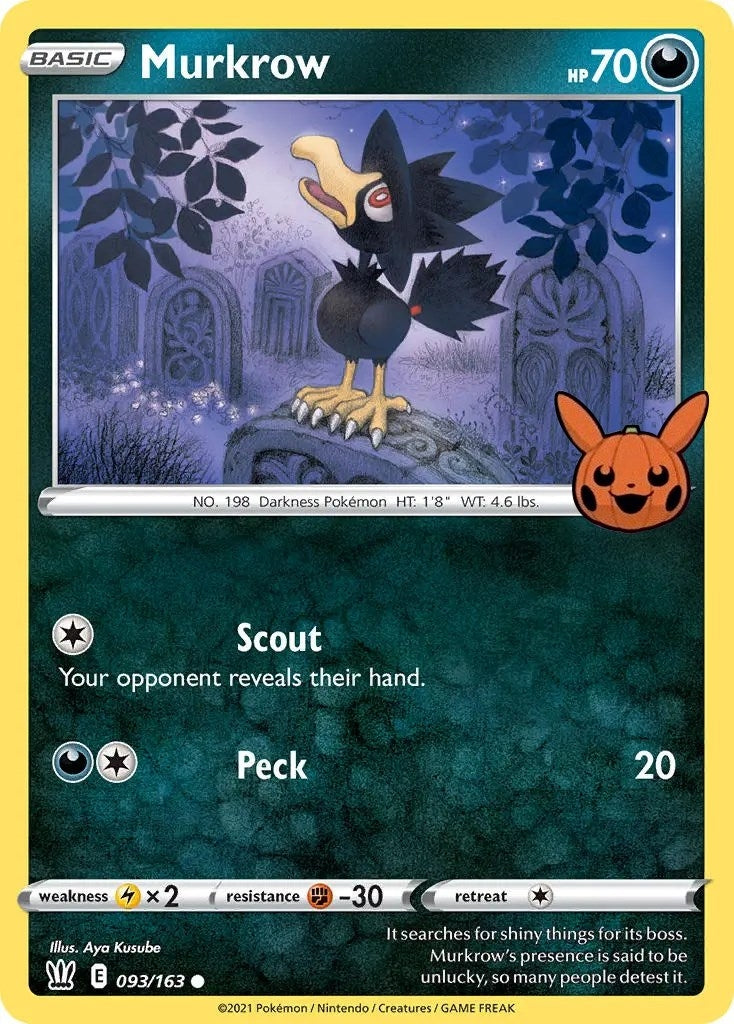 Image for Murkrow (093/163) (TTBB) - Pokemon