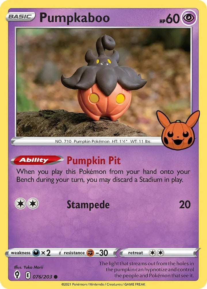 Image for Pumpkaboo (076/203) (TTBB) - Pokemon