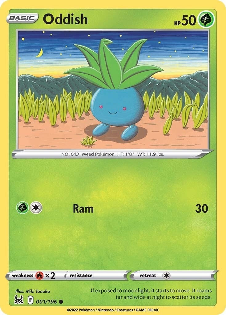 Image for Oddish (001/196) (SWSH11) - Pokemon