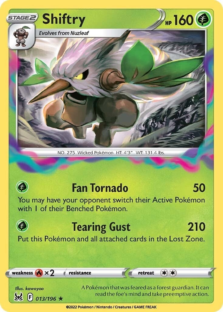Image for Shiftry (013/196) (SWSH11) - Pokemon