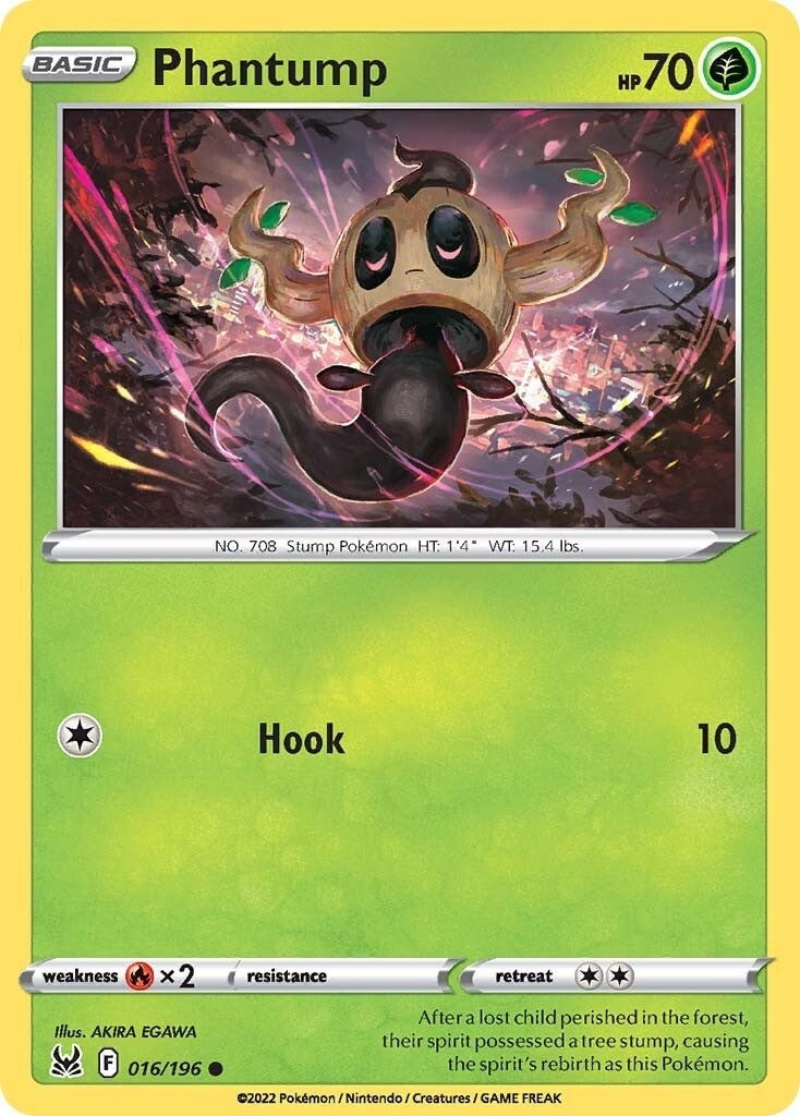 Image for Phantump (016/196) (SWSH11) - Pokemon