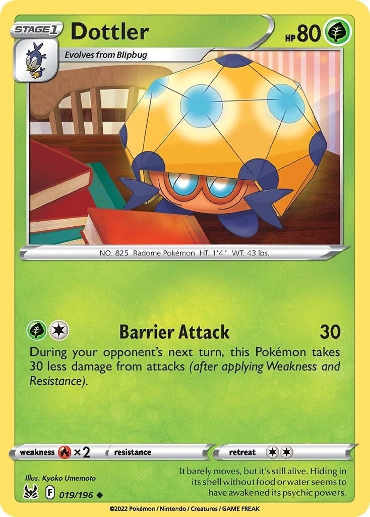 Image for Dottler (019/196) (SWSH11) - Pokemon