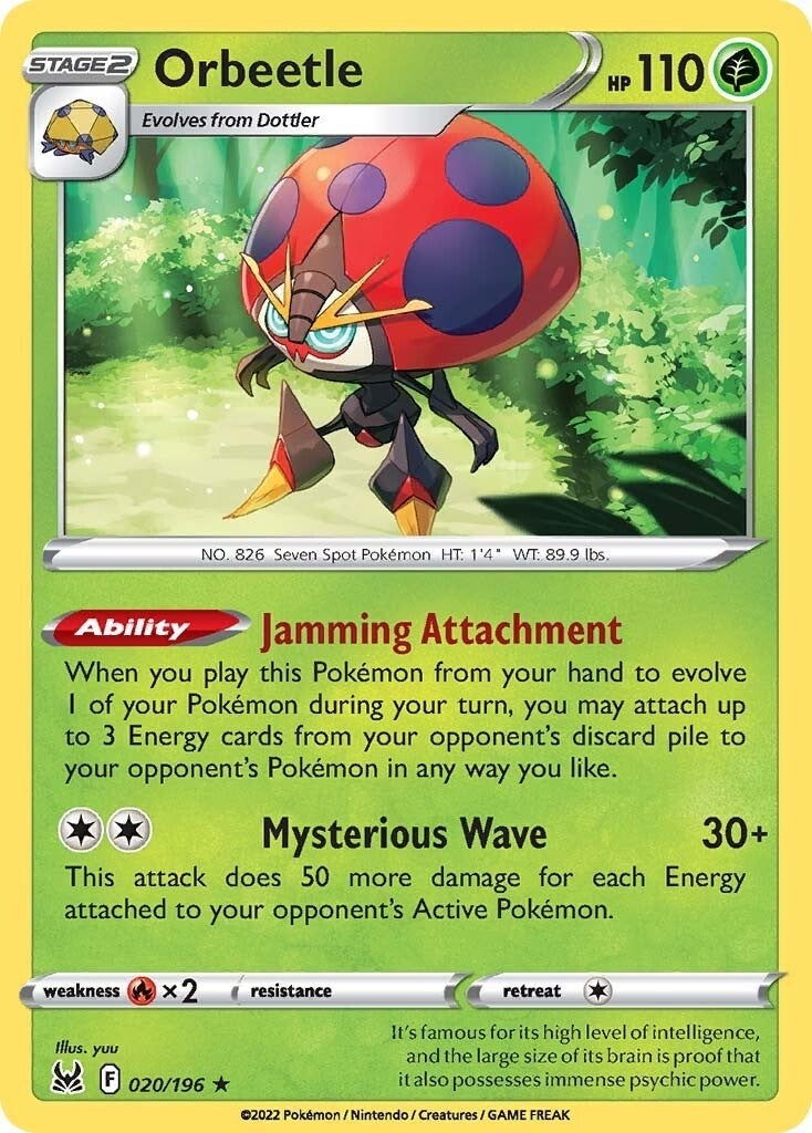 Image for Orbeetle (020/196) (SWSH11) - Pokemon