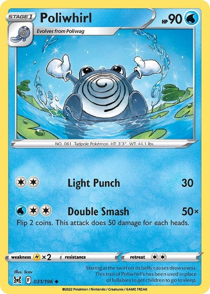 Image for Poliwhirl (031/196) (SWSH11) - Pokemon