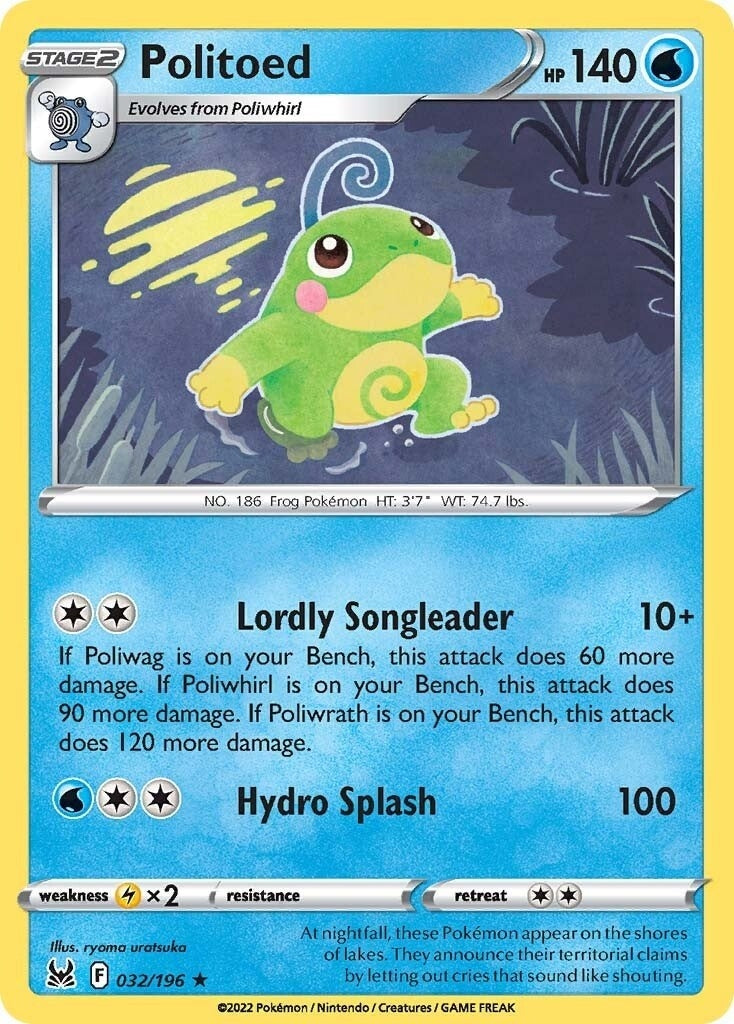 Image for Politoed (032/196) (SWSH11) - Pokemon