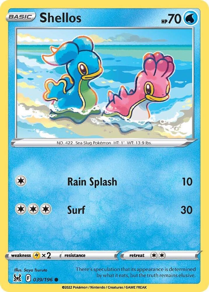Image for Shellos (039/196) (SWSH11) - Pokemon