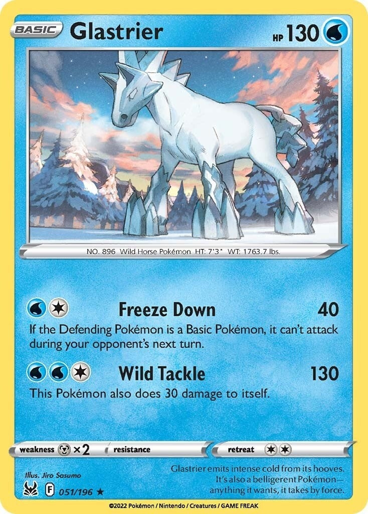 Image for Glastrier (051/196) (SWSH11) - Pokemon