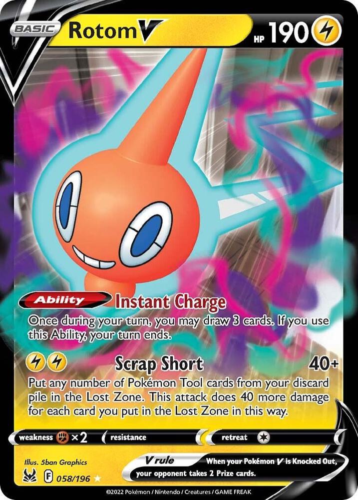 Rotom V (058/196) (SWSH11)