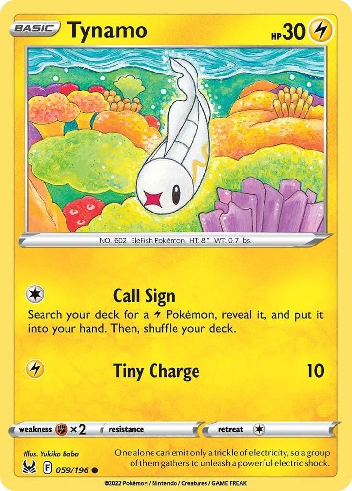 Image for Tynamo (059/196) (SWSH11) - Pokemon