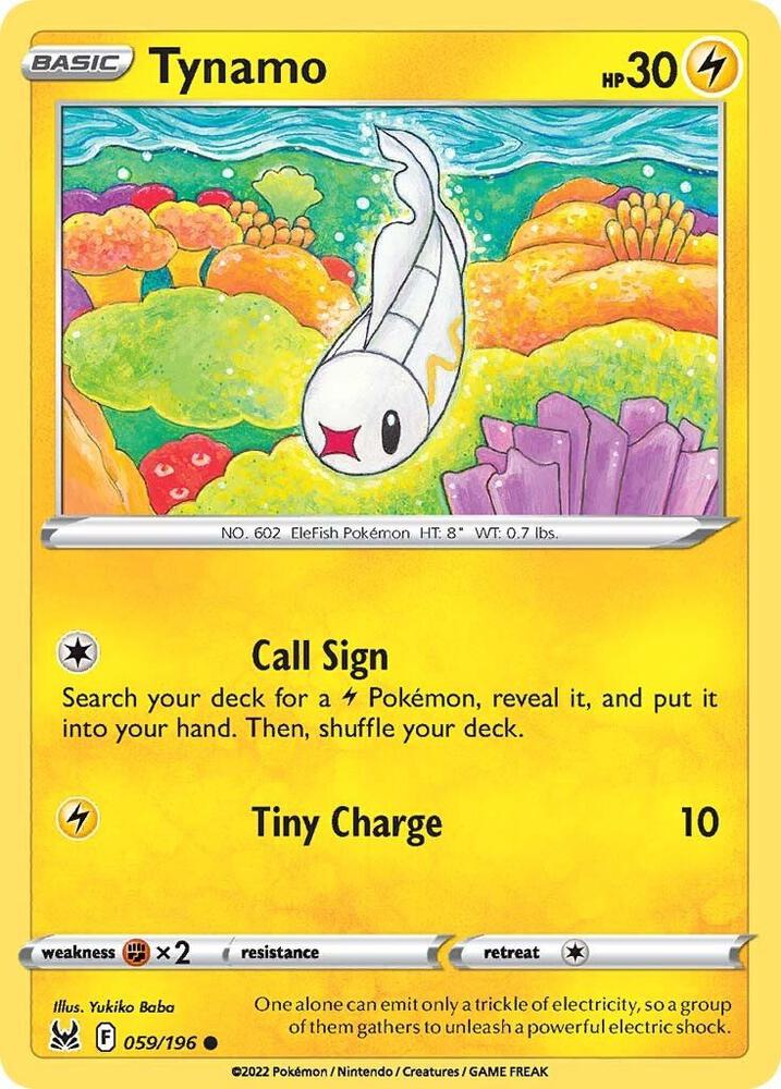 Image for Tynamo (059/196) (SWSH11) - Pokemon