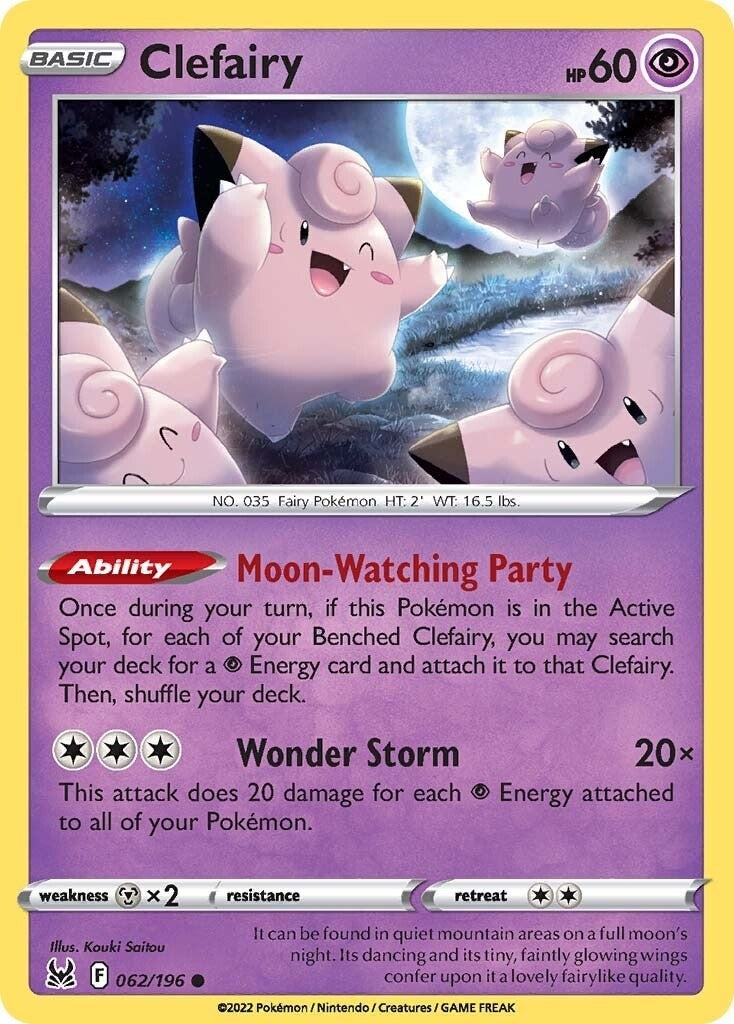 Image for Clefairy (062/196) (SWSH11) - Pokemon