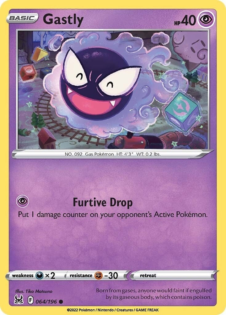 Image for Gastly (064/196) (SWSH11) - Pokemon