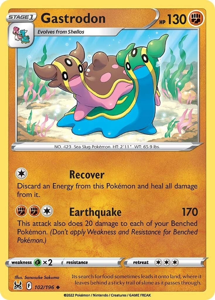 Image for Gastrodon (102/196) (SWSH11) - Pokemon
