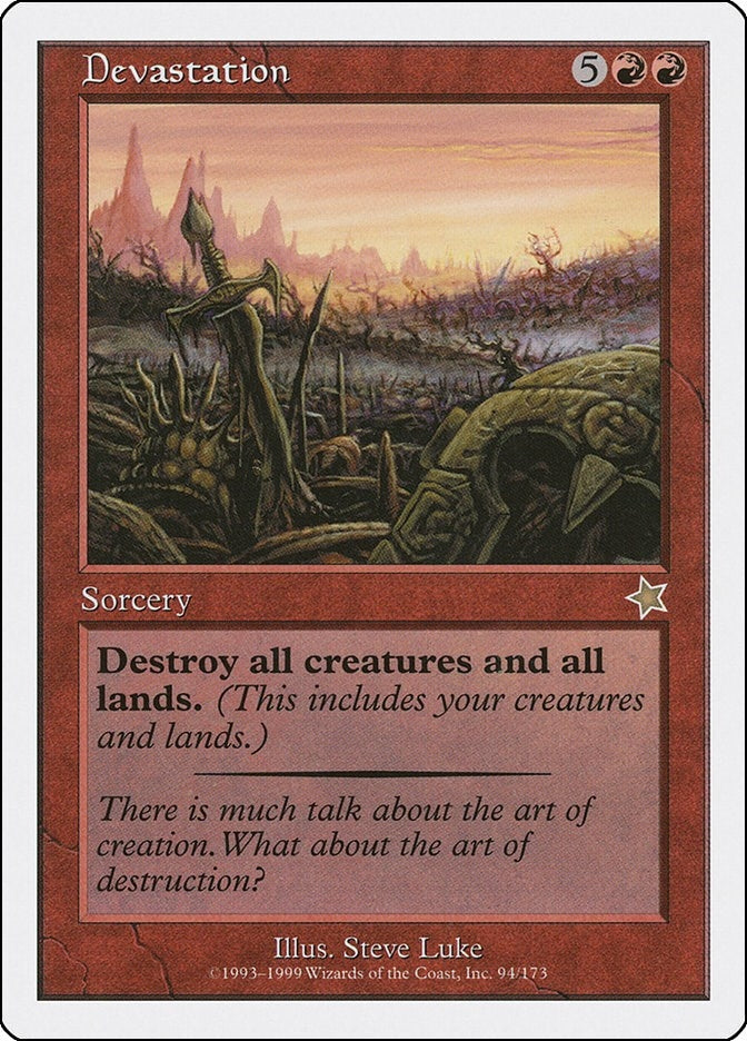 Image for Devastation (94) - Magic: The Gathering
