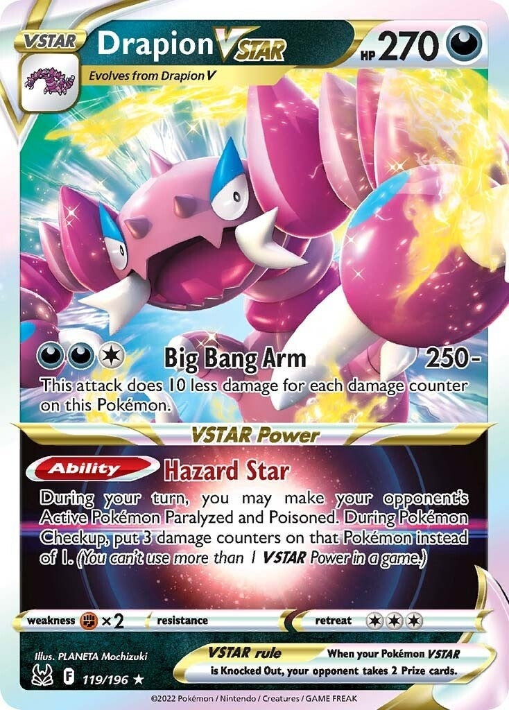 Image for Drapion VSTAR (119/196) (SWSH11) - Pokemon