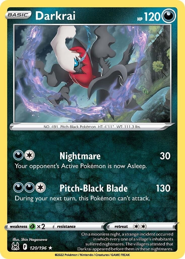 Image for Darkrai (120/196) (SWSH11) - Pokemon