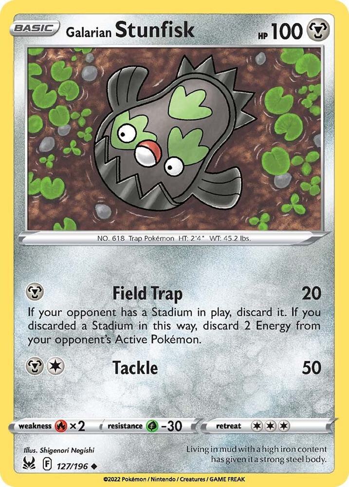 Galarian Stunfisk (127/196) (SWSH11)