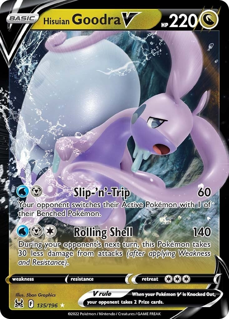 Image for Hisuian Goodra V (135/196) (SWSH11) - Pokemon
