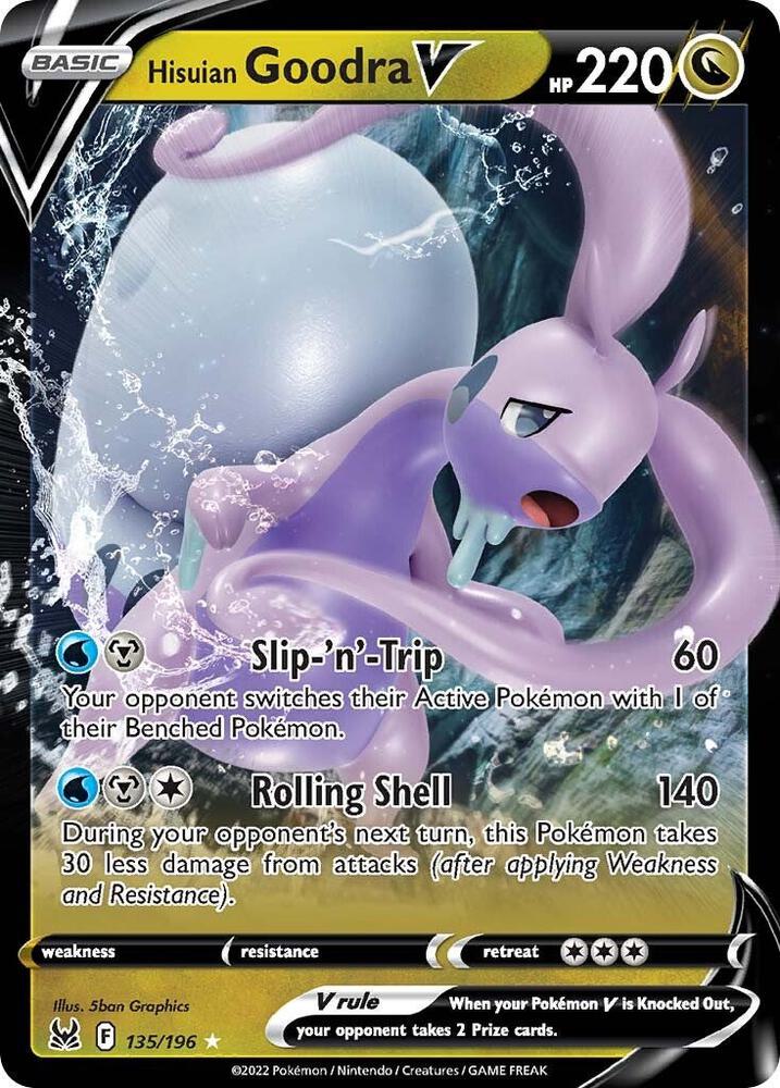 Hisuian Goodra V (135/196) (SWSH11)
