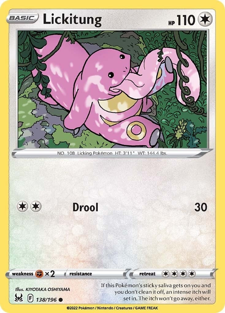 Image for Lickitung (138/196) (SWSH11) - Pokemon