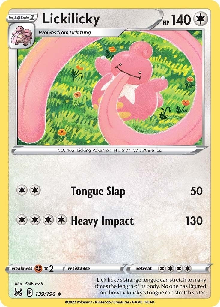 Image for Lickilicky (139/196) (SWSH11) - Pokemon