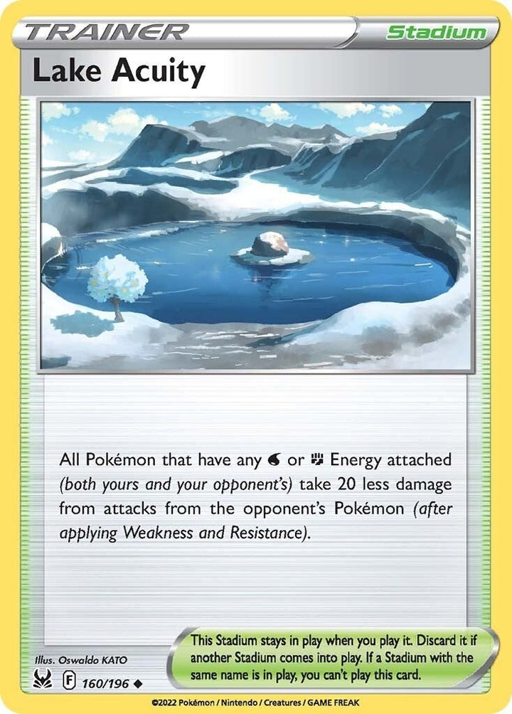 Image for Lake Acuity (160/196) (SWSH11) - Pokemon
