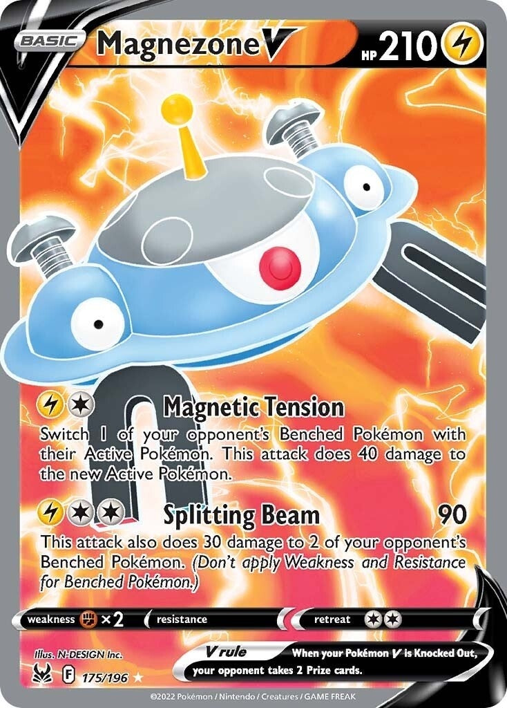 Image for Magnezone V (Full Art) (175/196) (SWSH11) - Pokemon