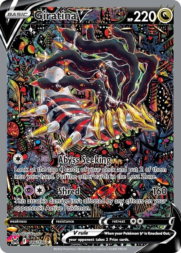 Image for Giratina V (Alternate Full Art) (186/196) (SWSH11) - Pokemon