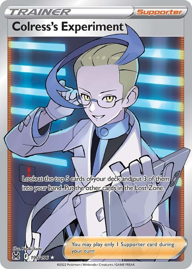 Image for Colress's Experiment (Full Art) (190/196) (SWSH11) - Pokemon