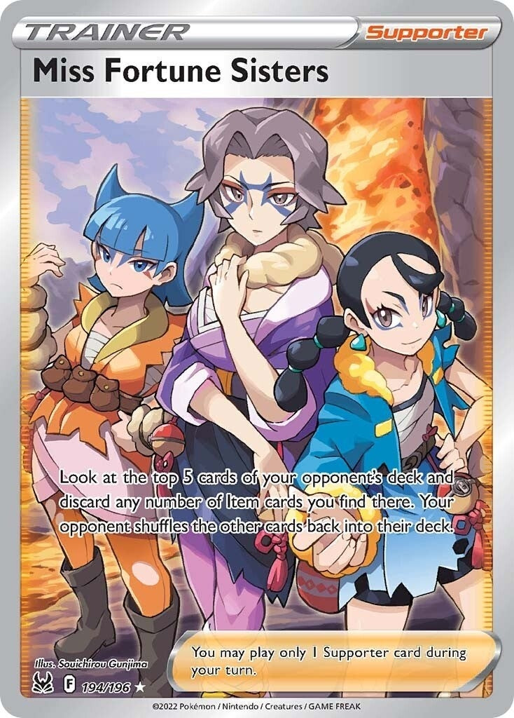 Image for Miss Fortune Sisters (Full Art) (194/196) (SWSH11) - Pokemon