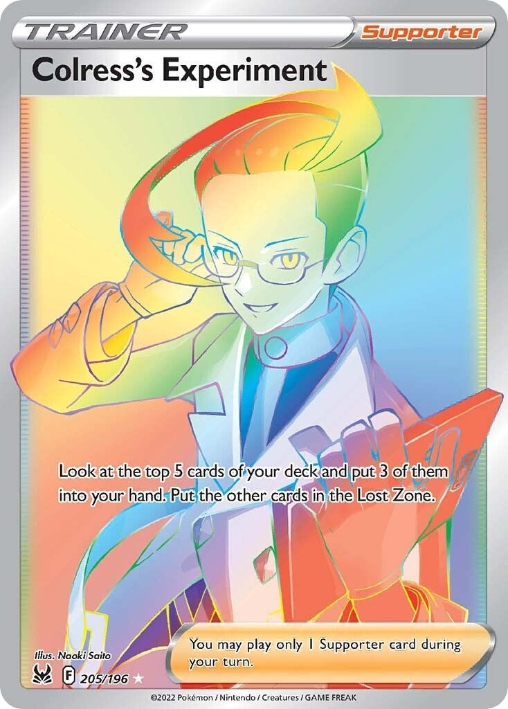 Image for Colress's Experiment (Secret) (205/196) (SWSH11) - Pokemon