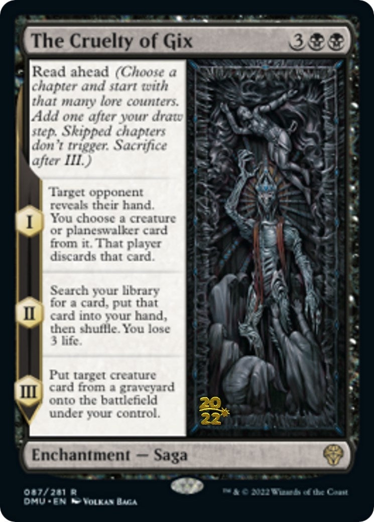 Image for The Cruelty of Gix (87) - Magic: The Gathering