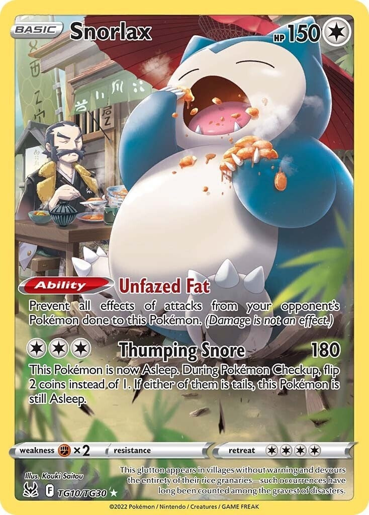 Image for Snorlax (TG10/TG30) (SWSH11: TG) - Pokemon