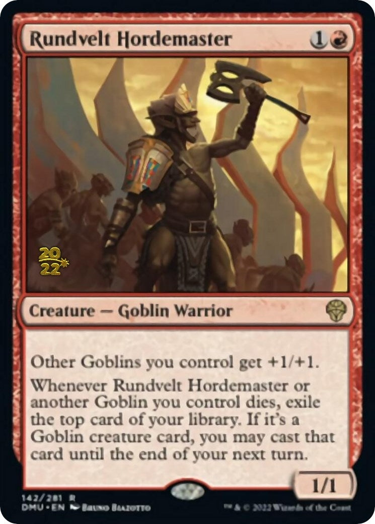 Image for Rundvelt Hordemaster (142) - Magic: The Gathering