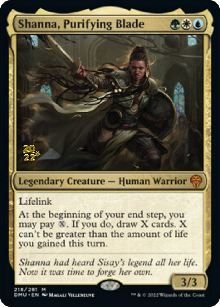 Image for Shanna, Purifying Blade (218) - Magic: The Gathering