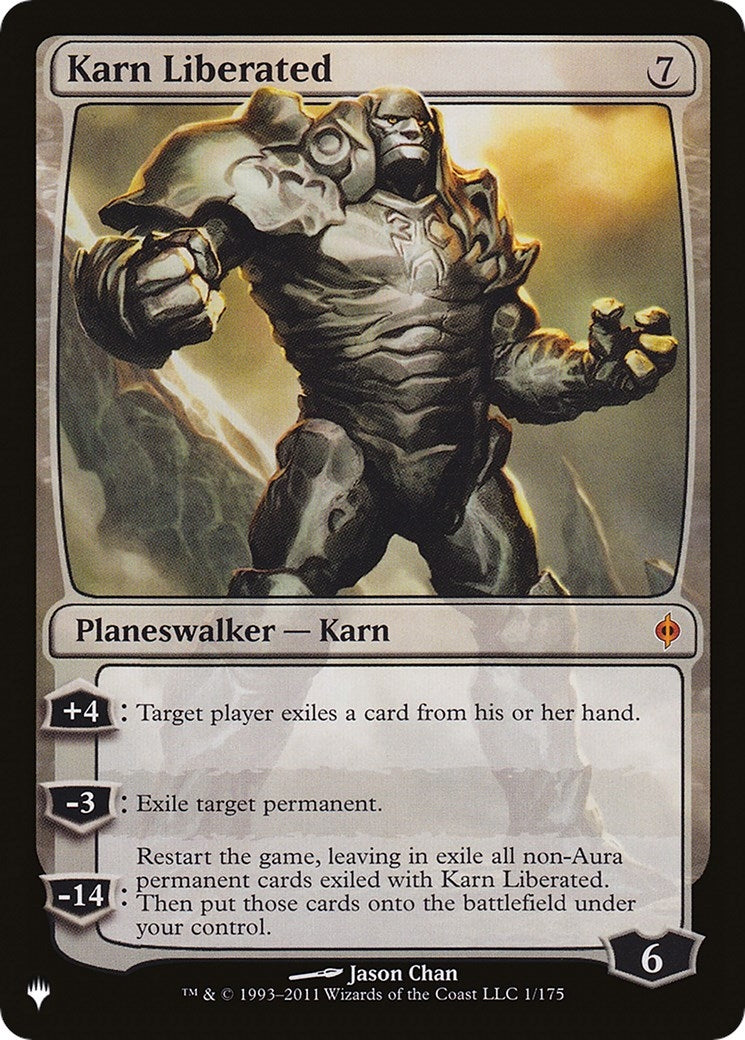 Image for Karn Liberated (1/175) - Magic: The Gathering