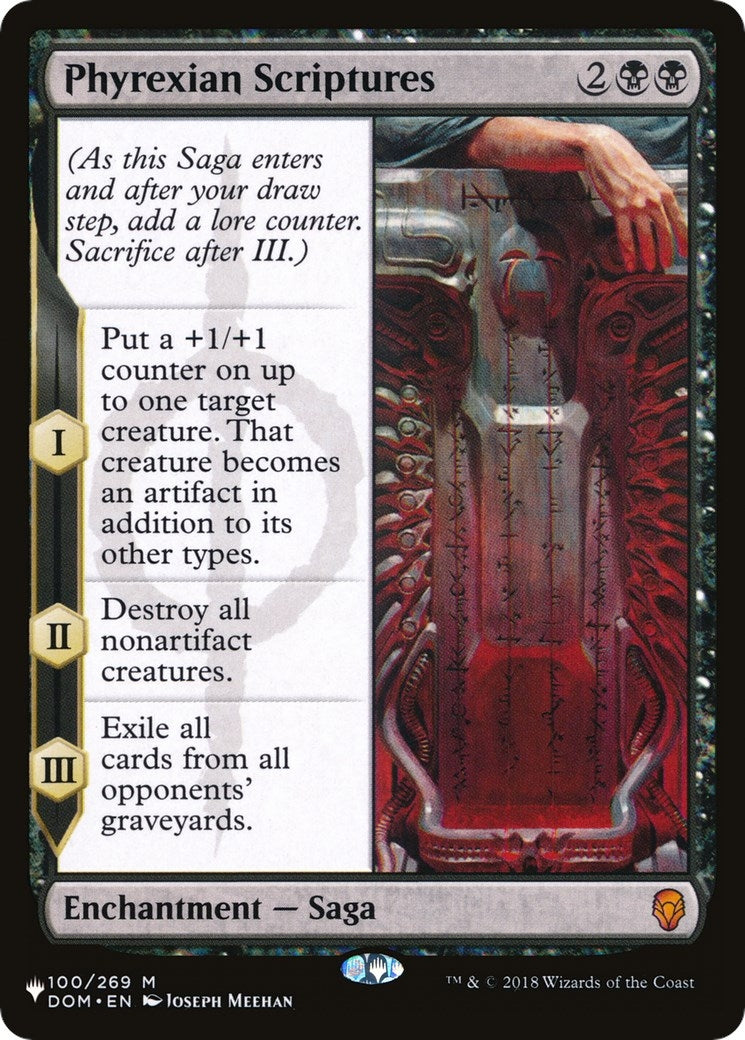 Image for Phyrexian Scriptures (100/269) (LIST) - Magic: The Gathering