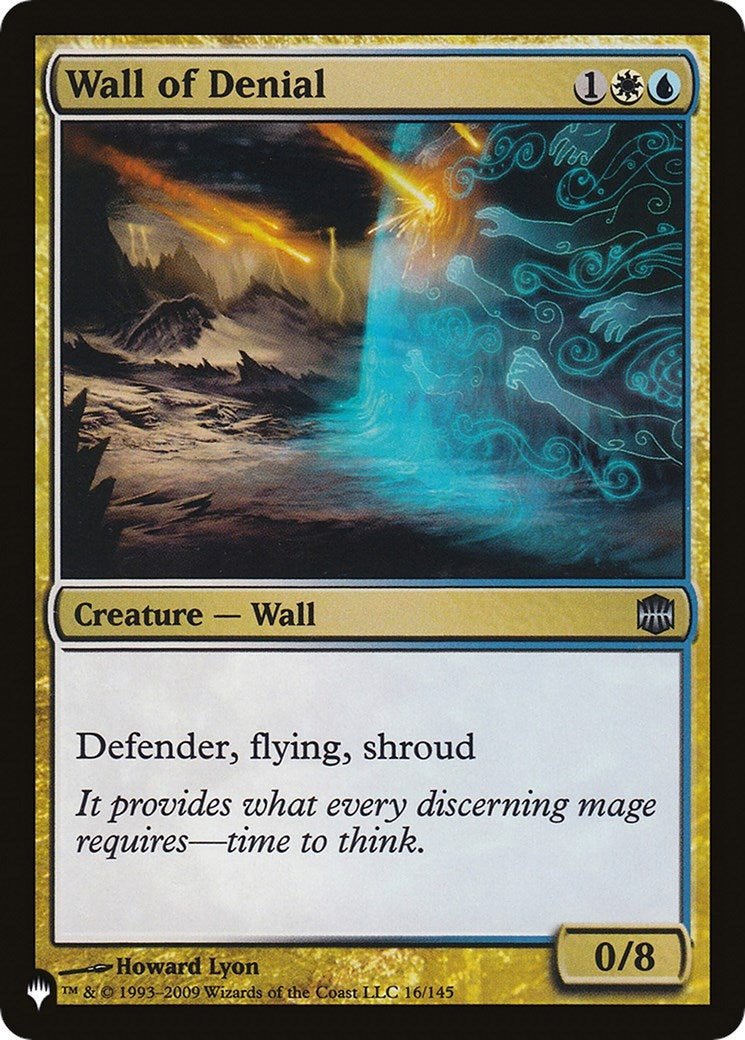 Image for Wall of Denial (16/145) - Magic: The Gathering