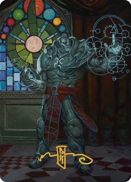 Image for Karn, Living Legacy Art Card (2/81) (Gold-Stamped Signature) (2) (ASDMU) - Magic: The Gathering