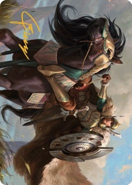 Image for Knight of Dawn's Light Art Card (Gold-Stamped Signature) (10) (ASDMU) - Magic: The Gathering