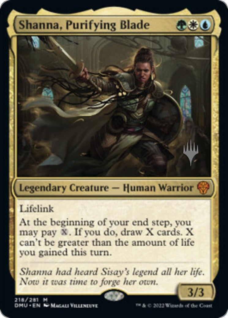 Image for Shanna, Purifying Blade (218) - Magic: The Gathering