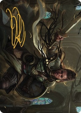 Image for Shanna, Purifying Blade Art Card (55/81) (Gold-Stamped Signature) (55) (ASDMU) - Magic: The Gathering