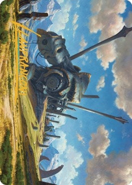 Image for Plains Art Card (62/81) (Gold-Stamped Signature) (62) - Magic: The Gathering