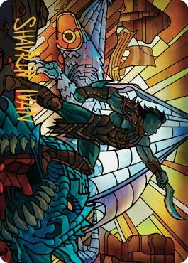 Image for Astor, Bearer of Blades Art Card (Gold-Stamped Signature) (68) (ASDMU) - Magic: The Gathering