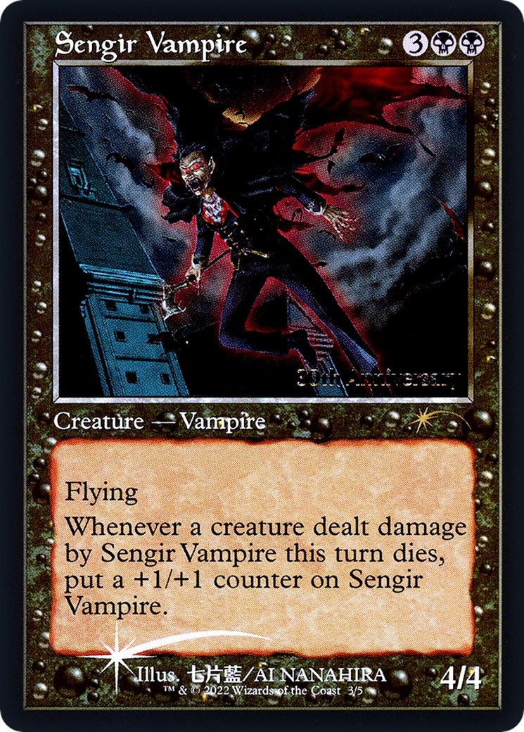 Image for Sengir Vampire (Retro Frame) (3) - Magic: The Gathering