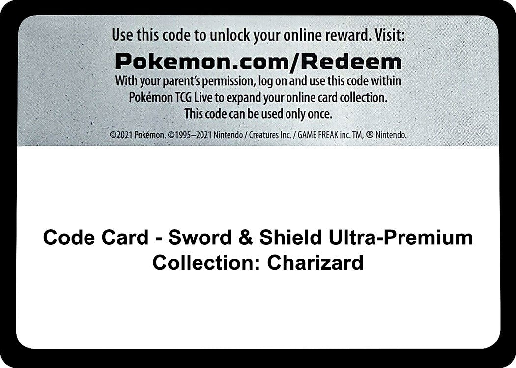 Image for Code Card - Sword & Shield Ultra-Premium Collection: Charizard (MCAP) - Pokemon