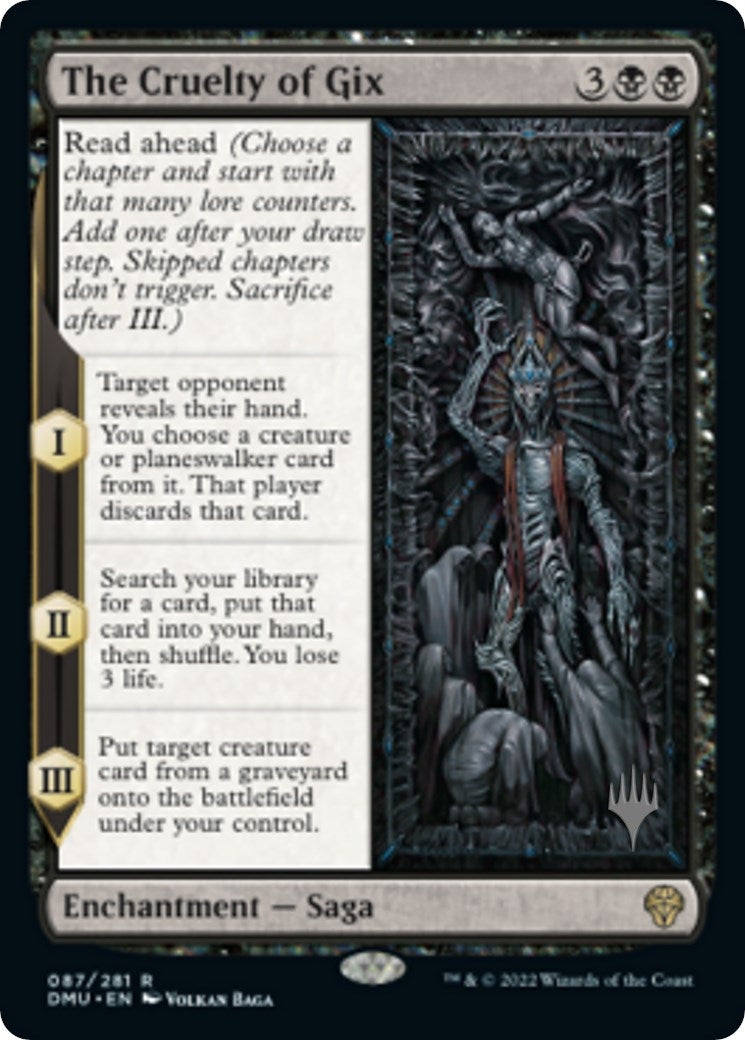 Image for The Cruelty of Gix (87) - Magic: The Gathering